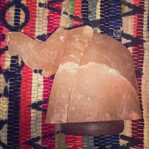 Pink Himalayan Salt Elephant Shaped Statue